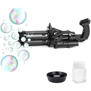 Toy-Land-Plastic-Bubble-Gun-For-Making-Bubbles-With-Handle---Black-lrmBUBBL